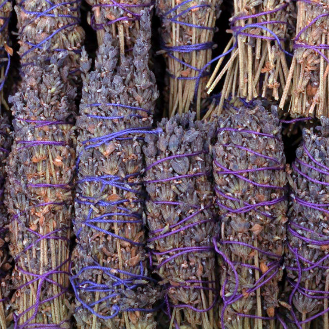 Lavender Herb Wands, Calming, Smudging, Serenity