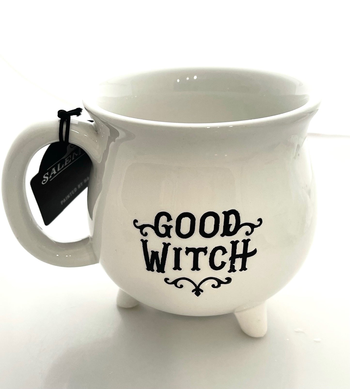 Good Witch White Cauldron Mug by Salem St.