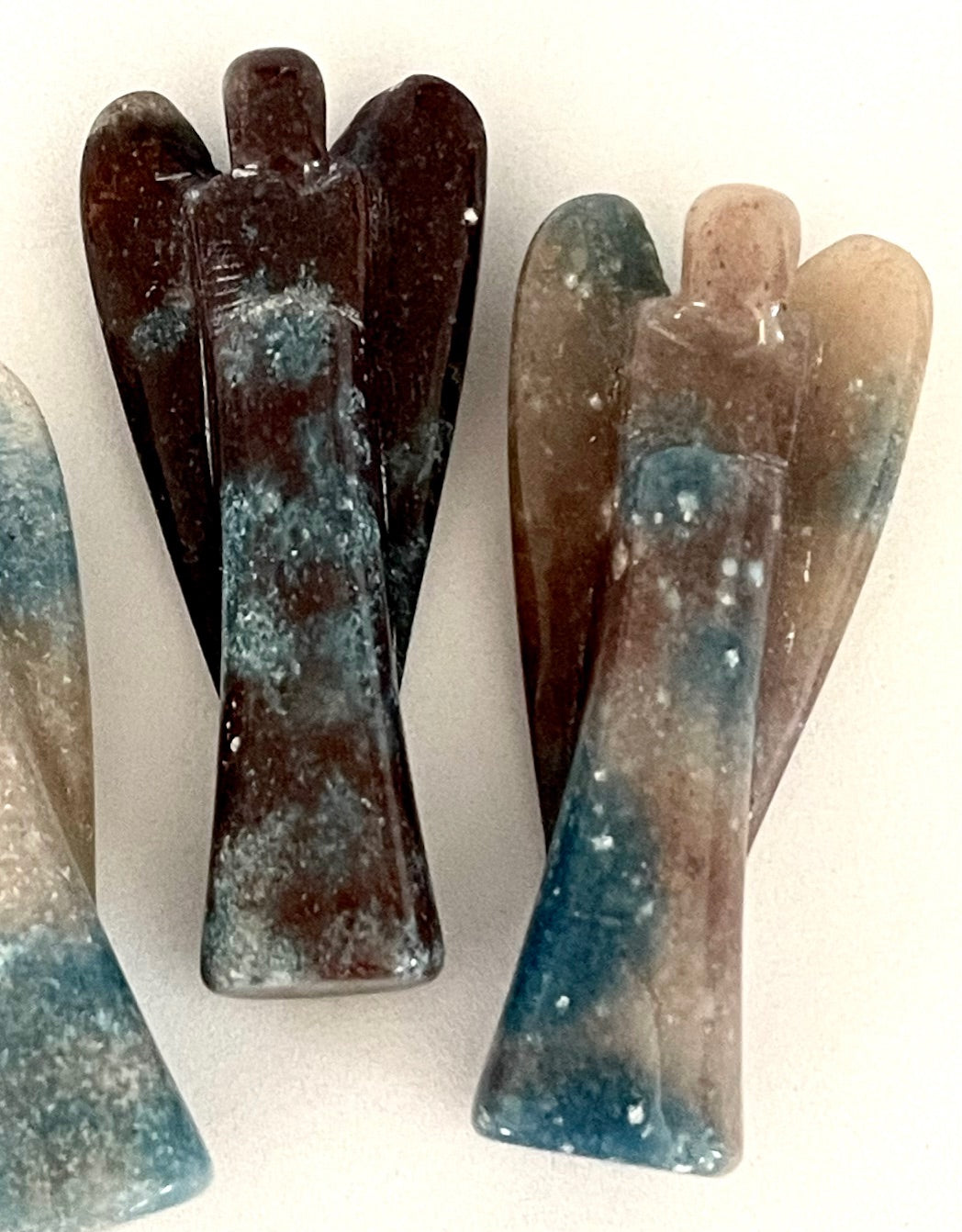 Trolleite Guardian Pocket Angel - Crystal Carving