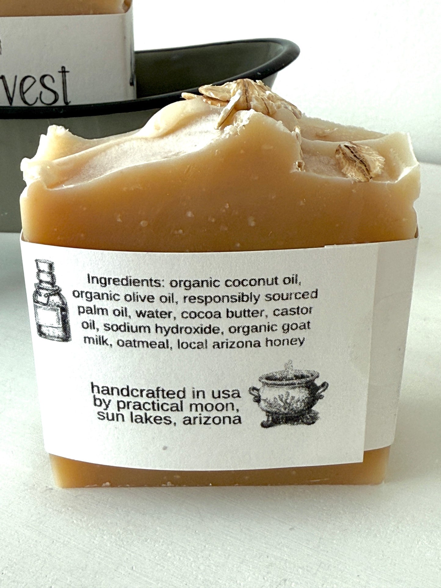 Harvest - A Milk Honey & Oat Artisan Soap - Unscented and Fragrance Free