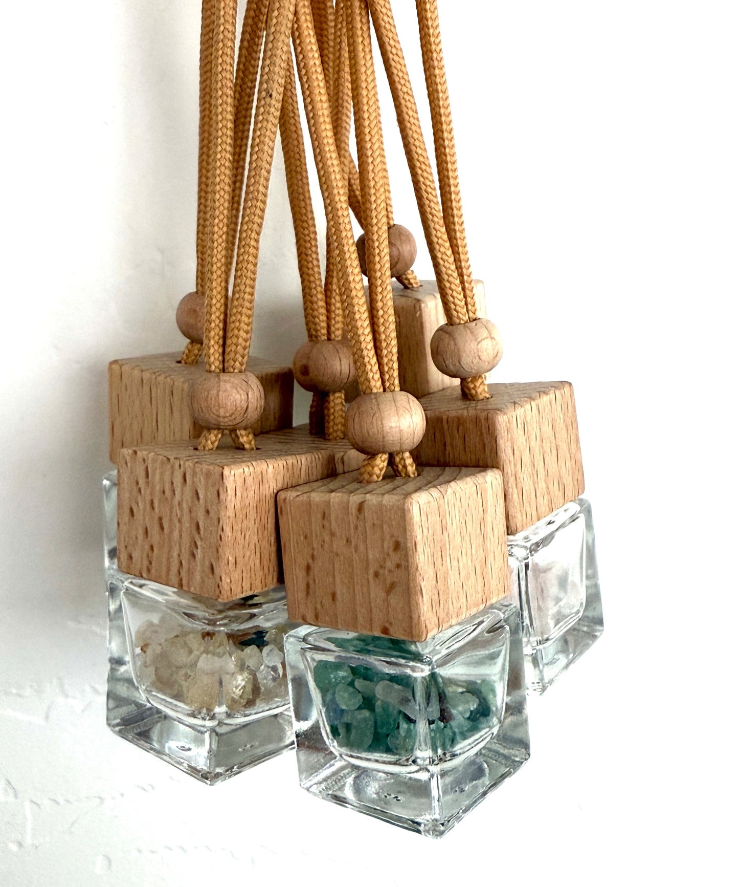 Crystal Chip Hanging Car Diffuser - Your choice crystals and fragrance