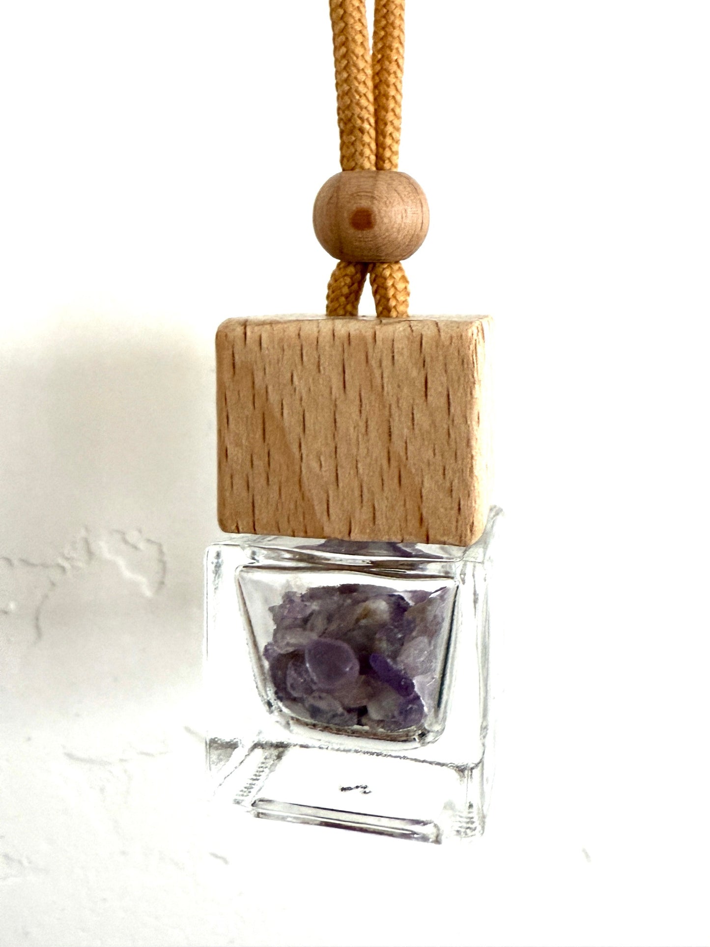 Crystal Chip Hanging Car Diffuser - Your choice crystals and fragrance