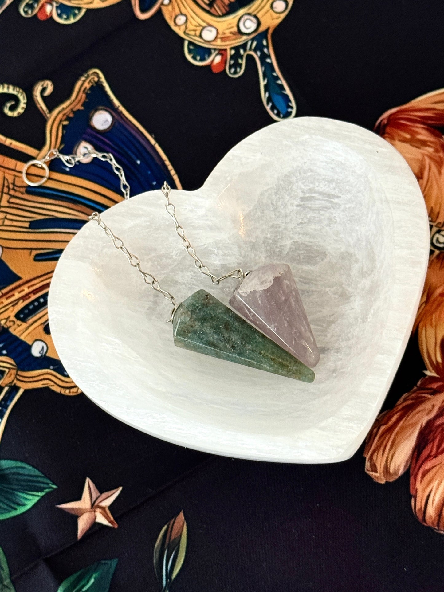 Heart-Shaped Selenite Charging Bowl – 4" Crystal Cleansing Dish