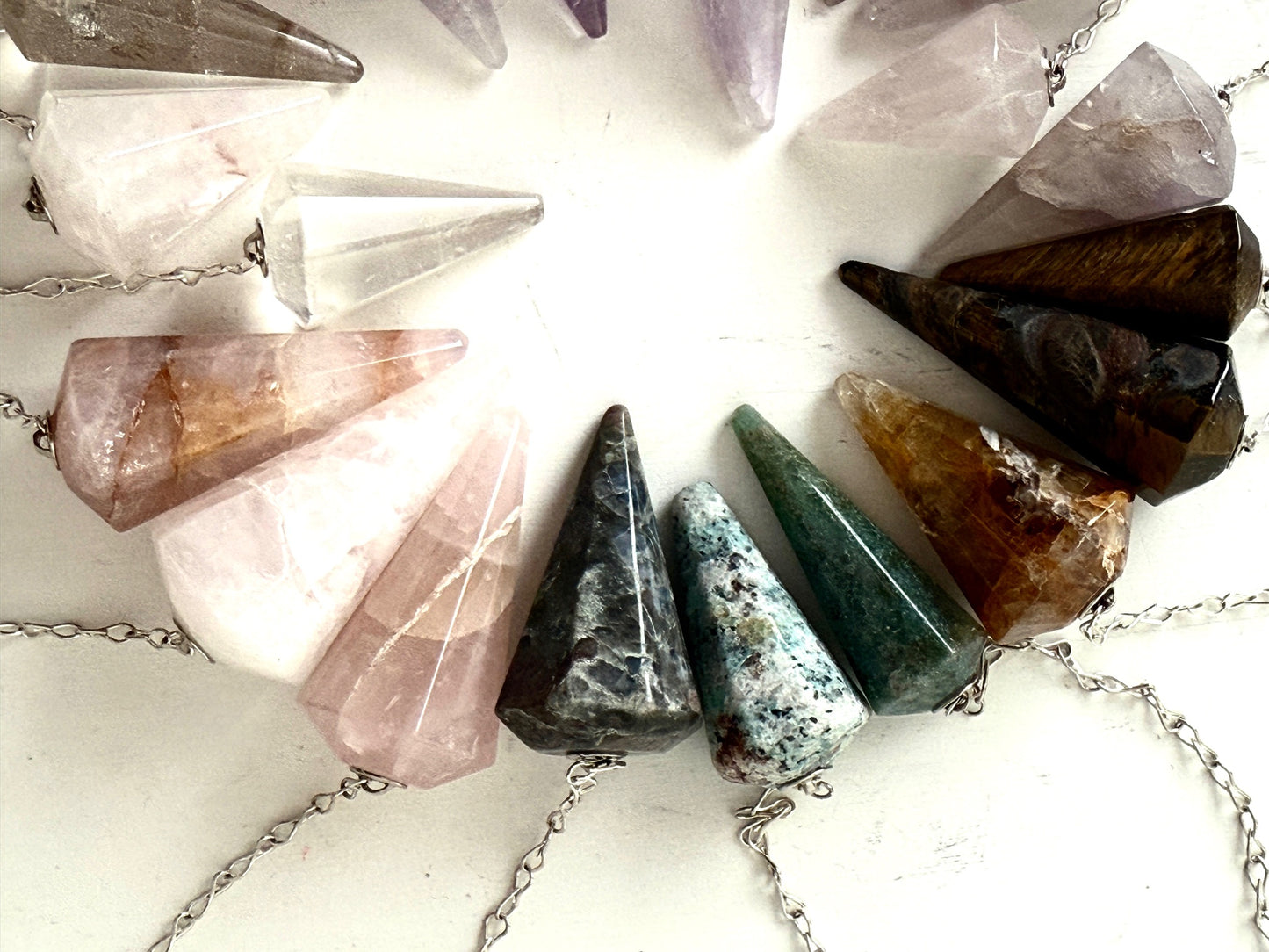 Pendulum - Divination Tool - Gemstone Crystal Pendulum