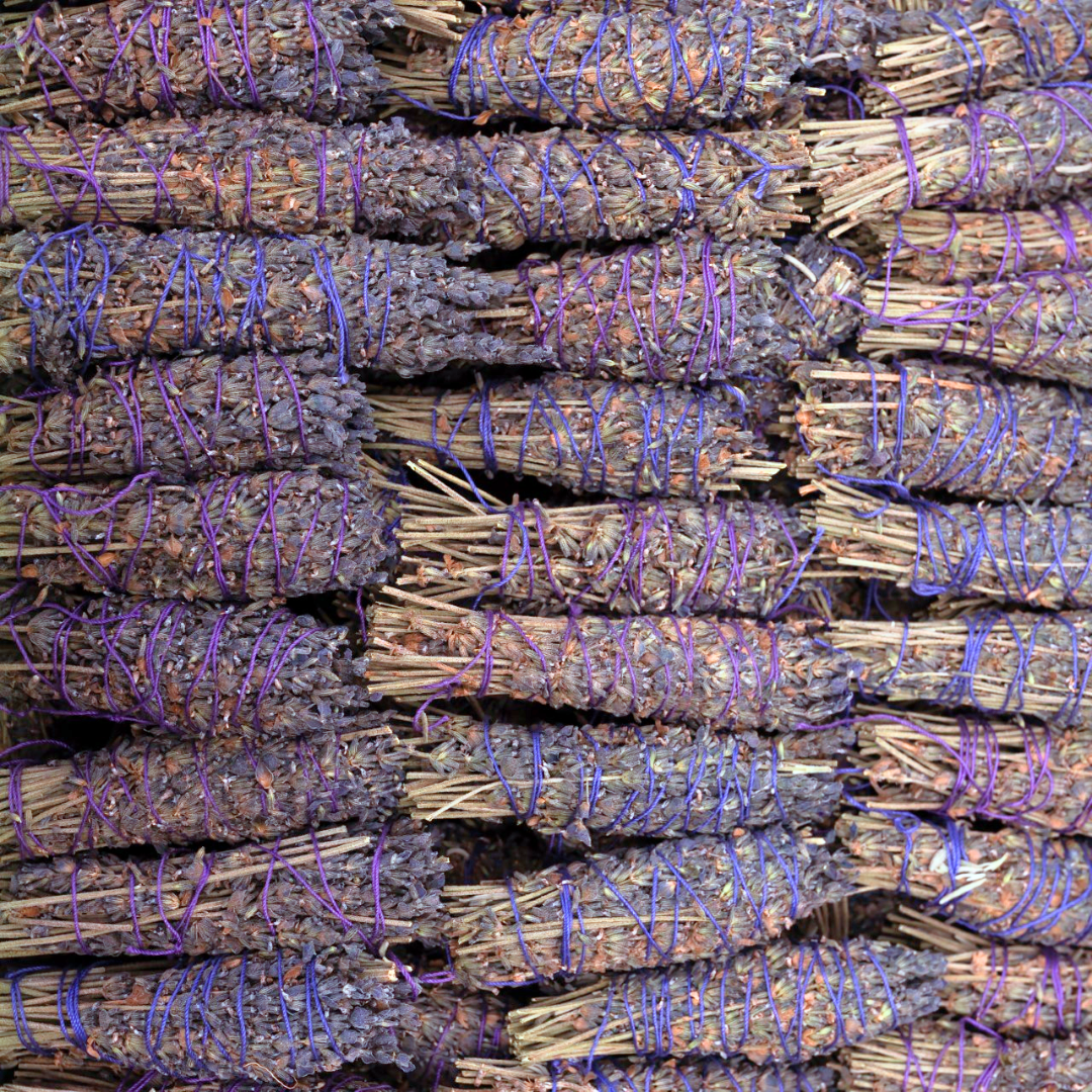 Lavender Herb Wands, Calming, Smudging, Serenity