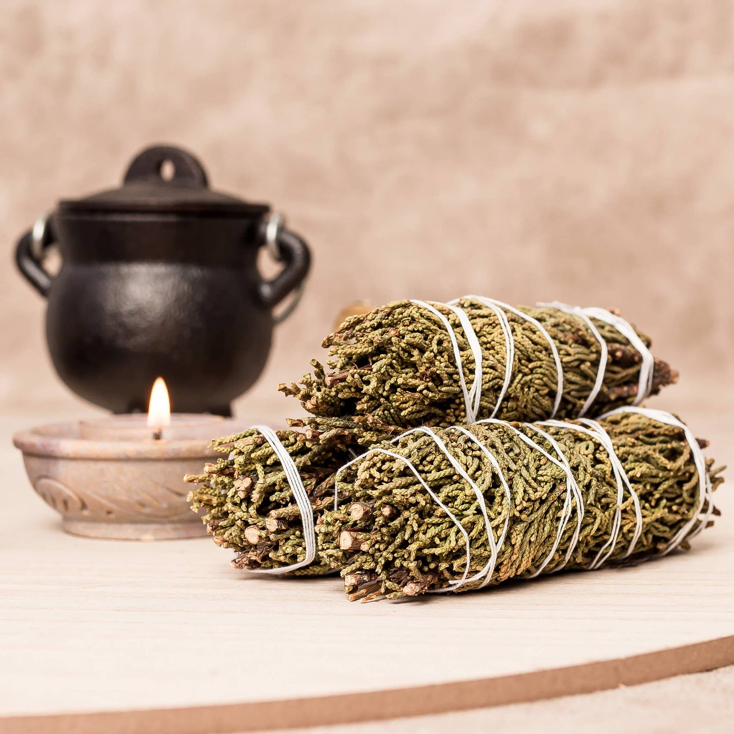 Juniper Herb Wands, Smudge Stick, Smoke Cleansing