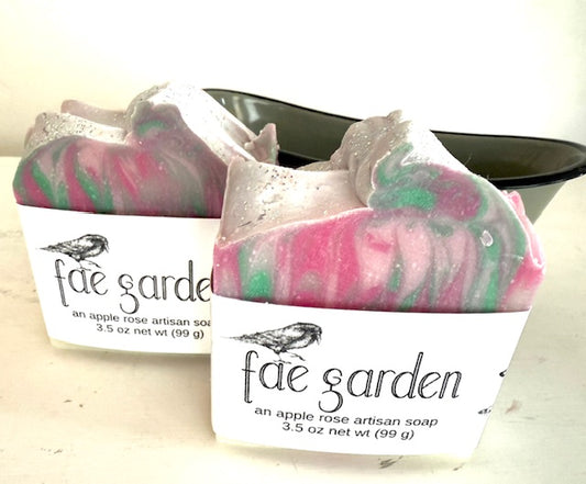 Fae Garden - An Enchanted Apple Rose Fragrance Soap