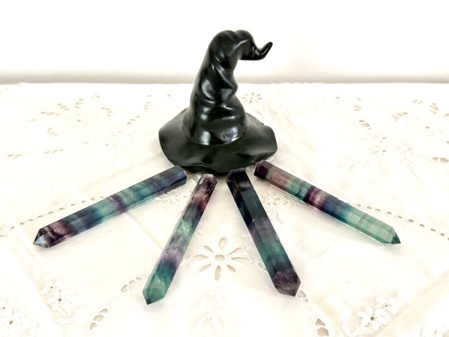 Fluorite Wands — Clarity, Focus & Energetic Flow (4" Long)