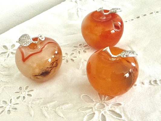 Agate Apple — 1" Crystal for Balance, Protection & Sweet Stability