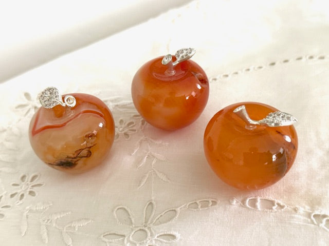 Agate Apple — 1" Crystal for Balance, Protection & Sweet Stability