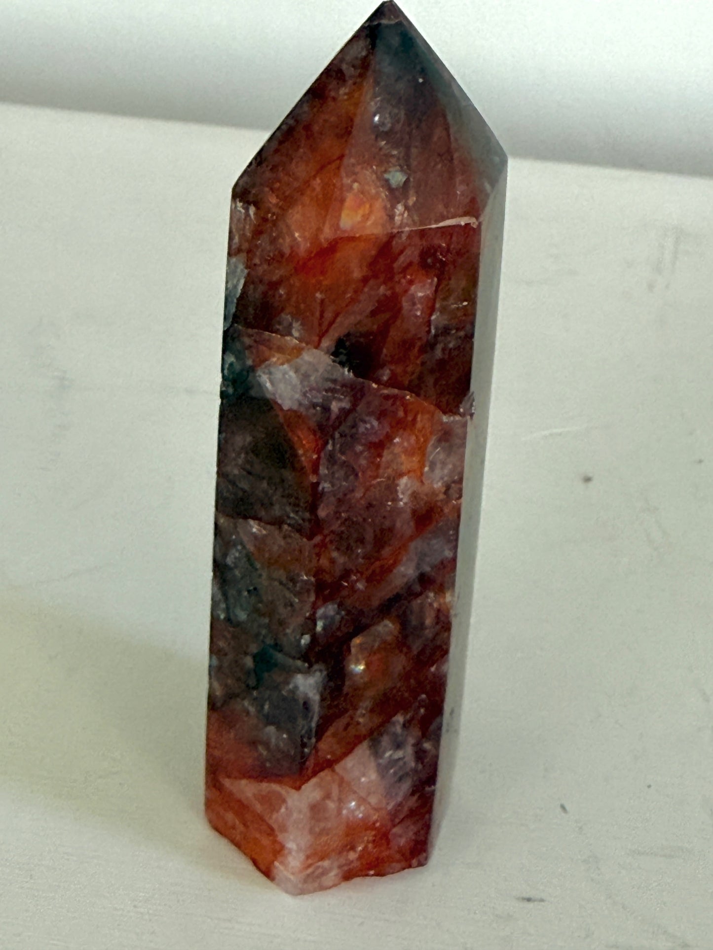 Fire Agate Towers — Crystals for Protection, Courage & Inner Fire