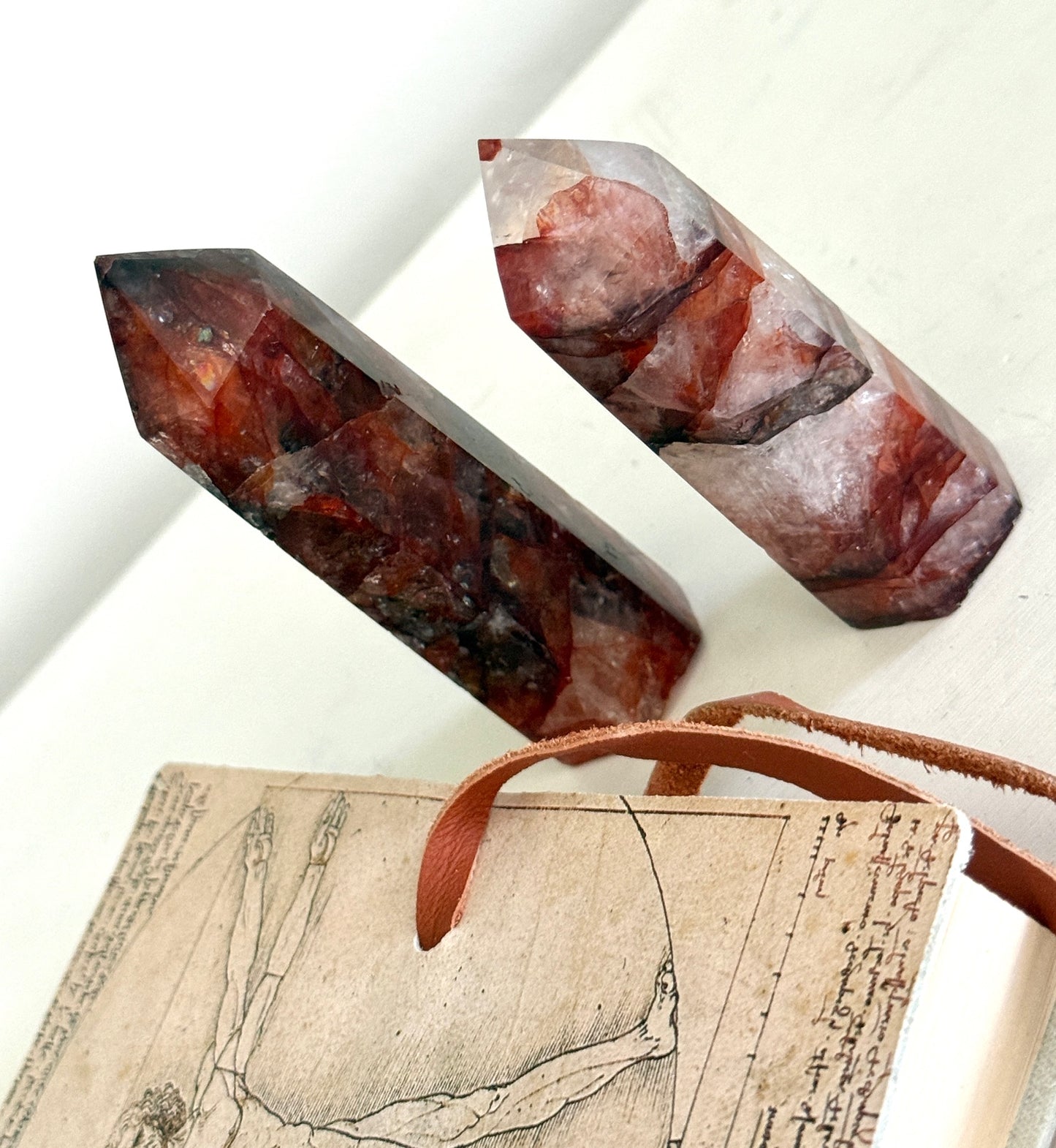Fire Agate Towers — Crystals for Protection, Courage & Inner Fire