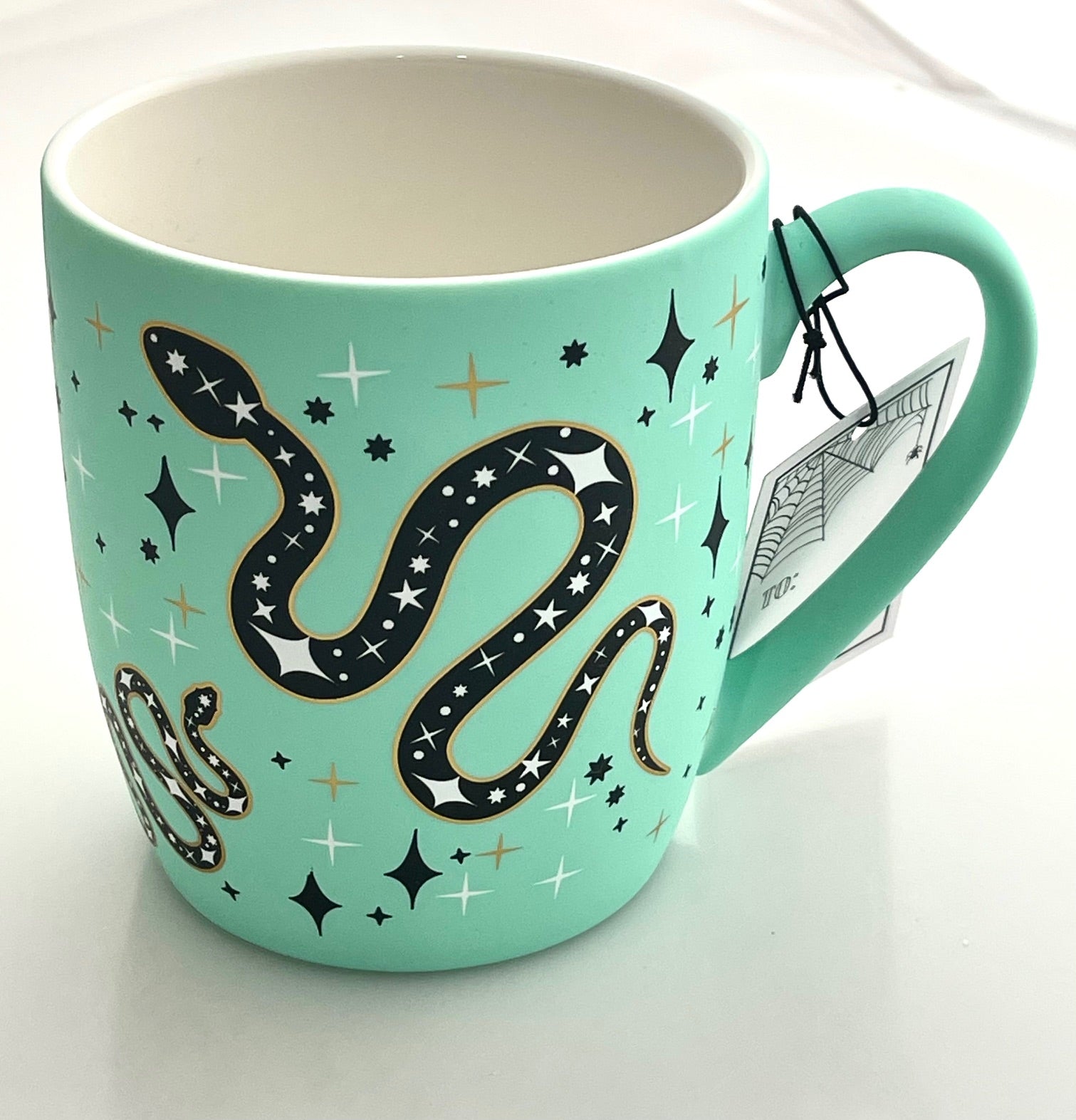 close up view of mug
