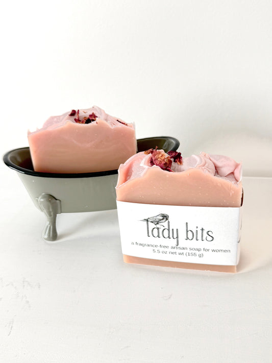 Lady Bits - Naturally Balanced Care for Women - A Fragrance Free Unscented Artisan Soap