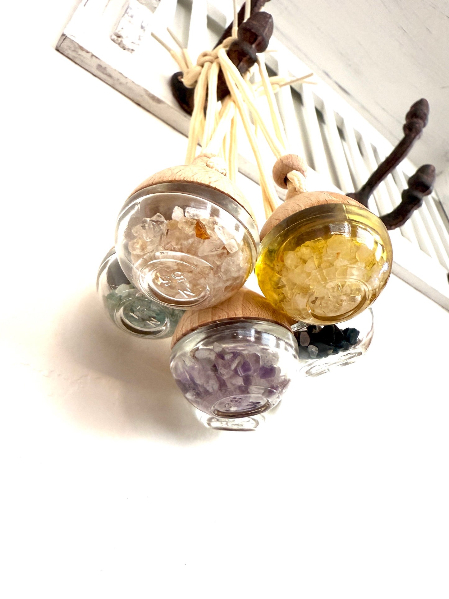 Crystal Infused Car Diffuser - your choice of crystal and fragrance