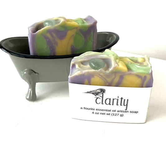 Clarity - A Flourite and Essential Oil Artisan Soap