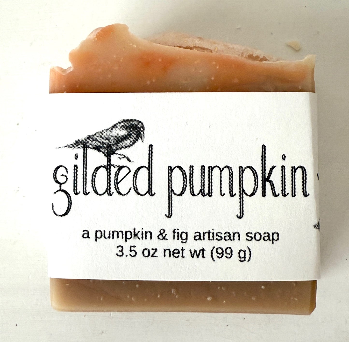 Gilded Pumpkin - A Pumpkin & Fig Fragrance Artisan Soap - Handmade