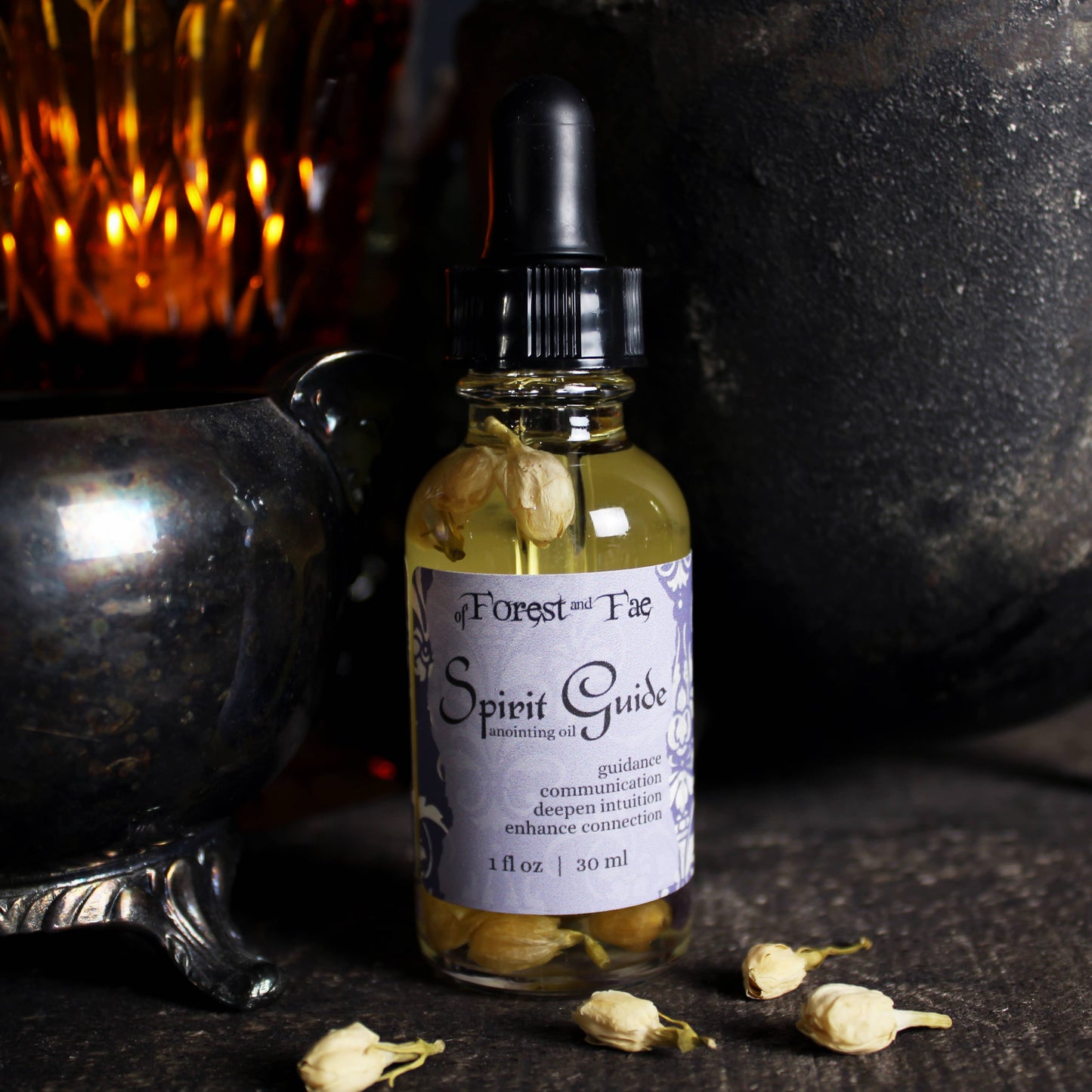 Spirit Guide Anointing Oil • Herb Infused Ritual Oil
